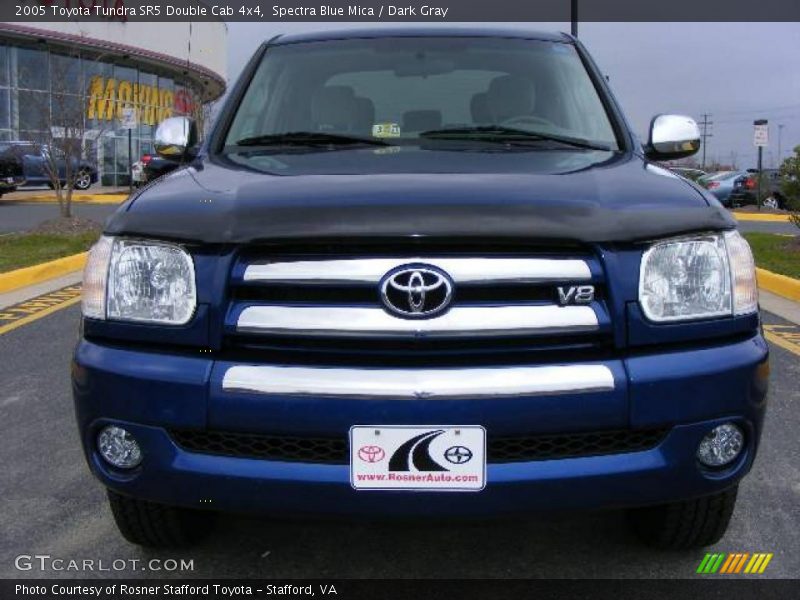Spectra Blue Mica / Dark Gray 2005 Toyota Tundra SR5 Double Cab 4x4