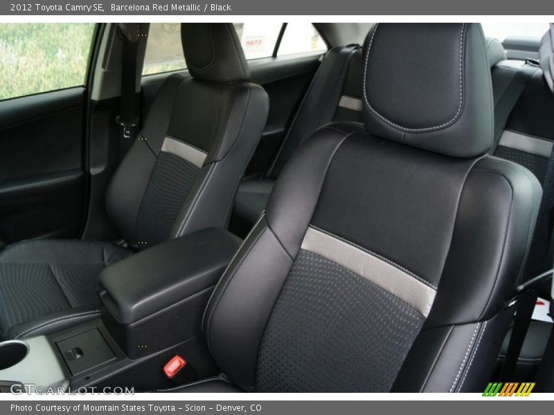 Barcelona Red Metallic / Black 2012 Toyota Camry SE