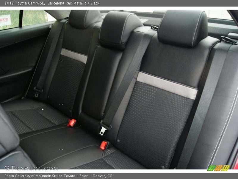 Barcelona Red Metallic / Black 2012 Toyota Camry SE