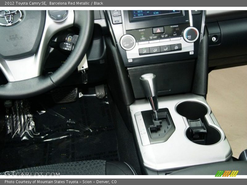 Barcelona Red Metallic / Black 2012 Toyota Camry SE
