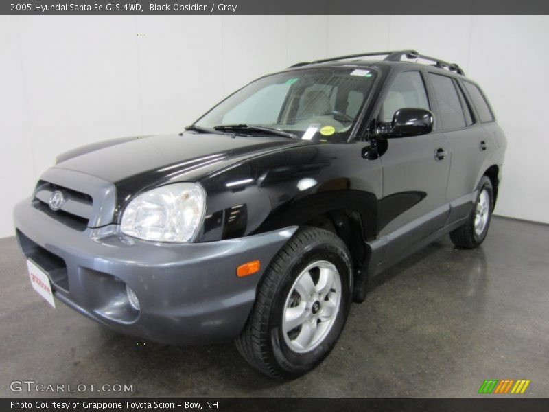 Black Obsidian / Gray 2005 Hyundai Santa Fe GLS 4WD