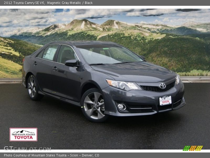 Magnetic Gray Metallic / Black 2012 Toyota Camry SE V6