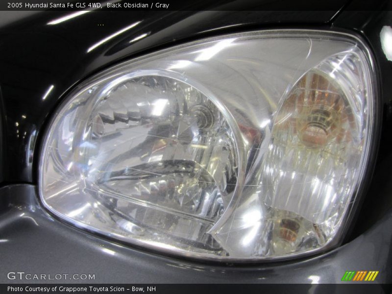 Black Obsidian / Gray 2005 Hyundai Santa Fe GLS 4WD