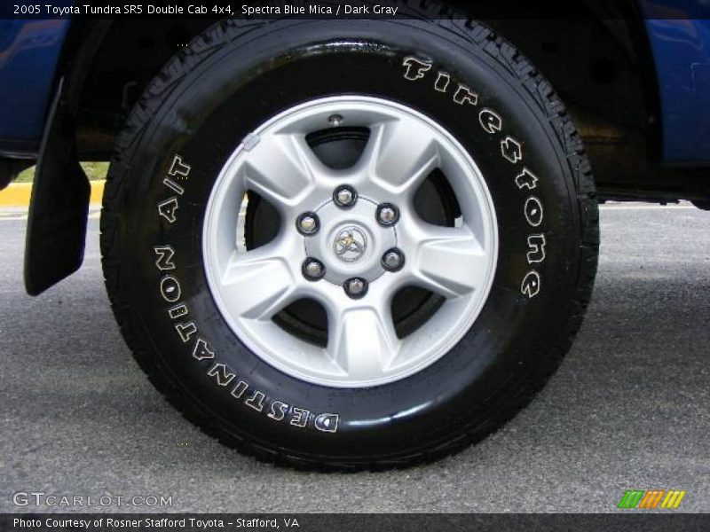 Spectra Blue Mica / Dark Gray 2005 Toyota Tundra SR5 Double Cab 4x4