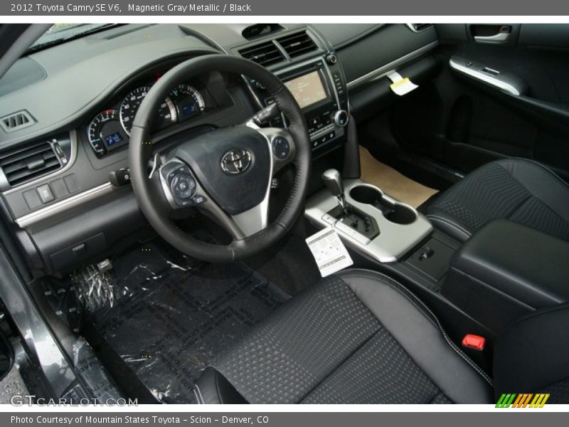 2012 Camry SE V6 Black Interior