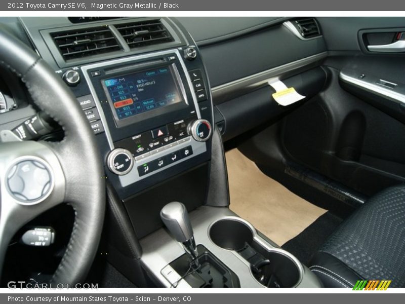 Magnetic Gray Metallic / Black 2012 Toyota Camry SE V6