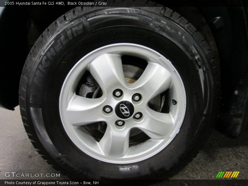Black Obsidian / Gray 2005 Hyundai Santa Fe GLS 4WD