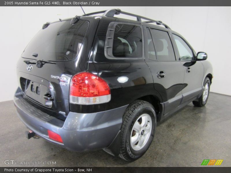 Black Obsidian / Gray 2005 Hyundai Santa Fe GLS 4WD