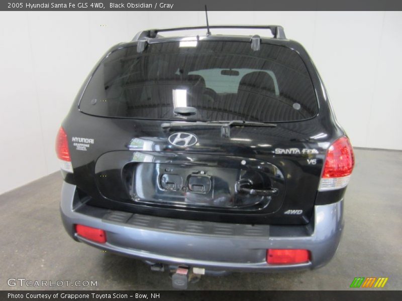 Black Obsidian / Gray 2005 Hyundai Santa Fe GLS 4WD