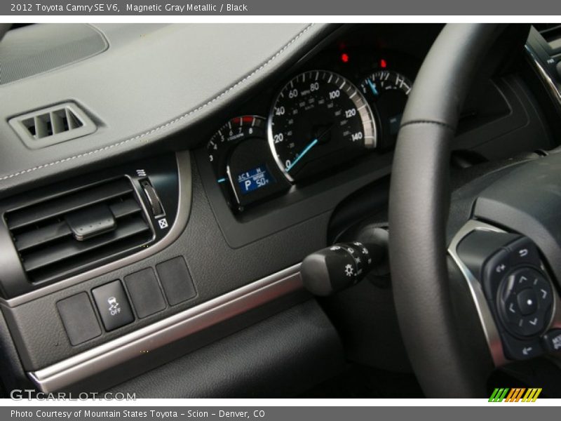 Magnetic Gray Metallic / Black 2012 Toyota Camry SE V6