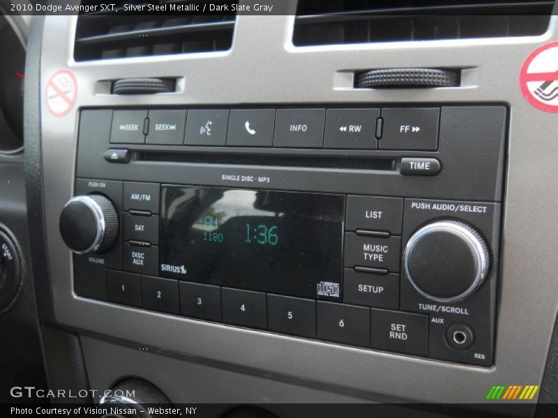 Silver Steel Metallic / Dark Slate Gray 2010 Dodge Avenger SXT