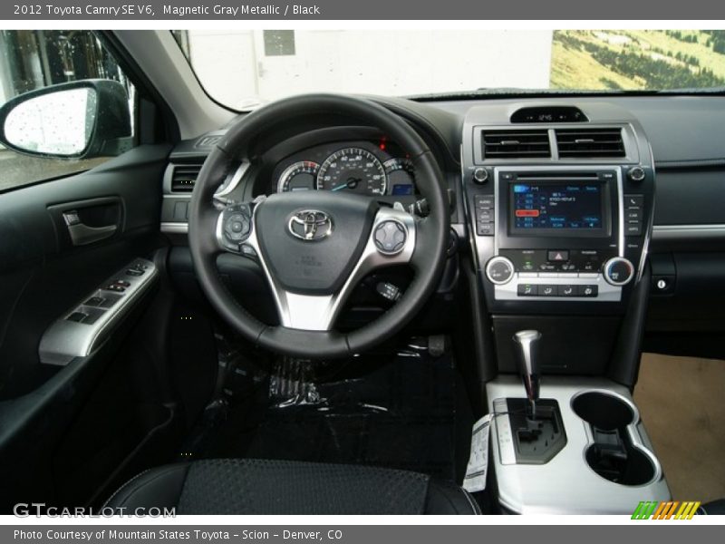 Magnetic Gray Metallic / Black 2012 Toyota Camry SE V6
