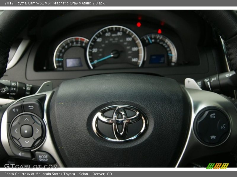 Magnetic Gray Metallic / Black 2012 Toyota Camry SE V6