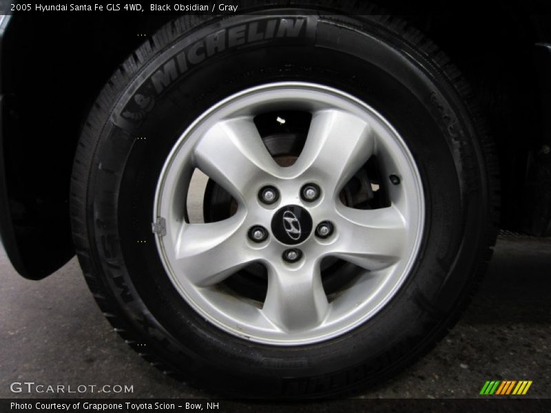 Black Obsidian / Gray 2005 Hyundai Santa Fe GLS 4WD