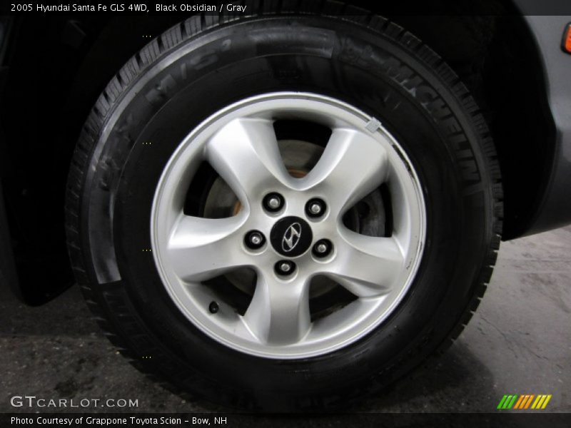 Black Obsidian / Gray 2005 Hyundai Santa Fe GLS 4WD