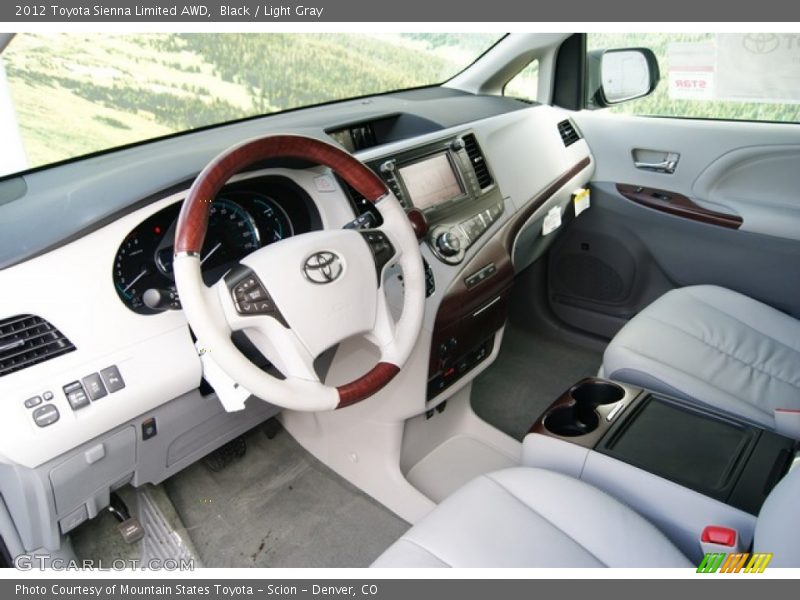  2012 Sienna Limited AWD Light Gray Interior