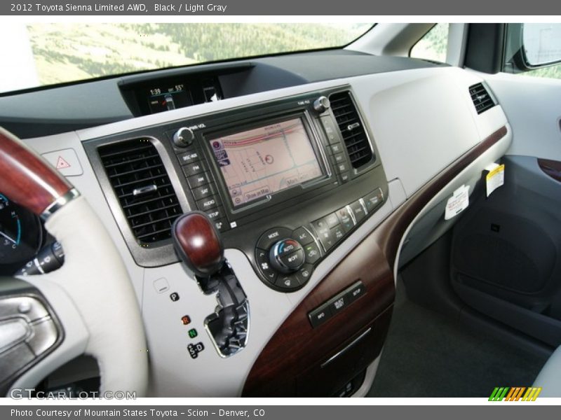 Controls of 2012 Sienna Limited AWD