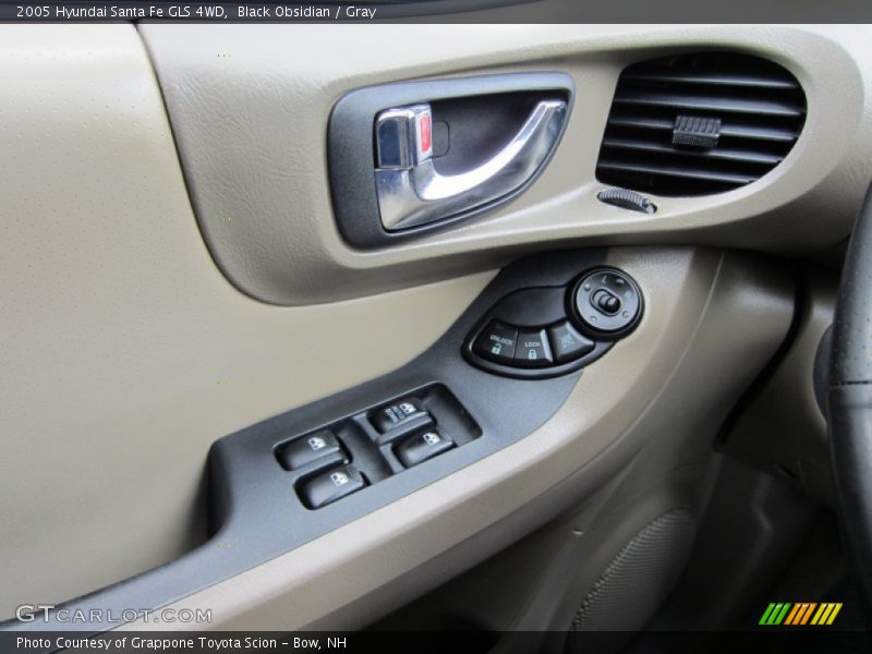 Black Obsidian / Gray 2005 Hyundai Santa Fe GLS 4WD