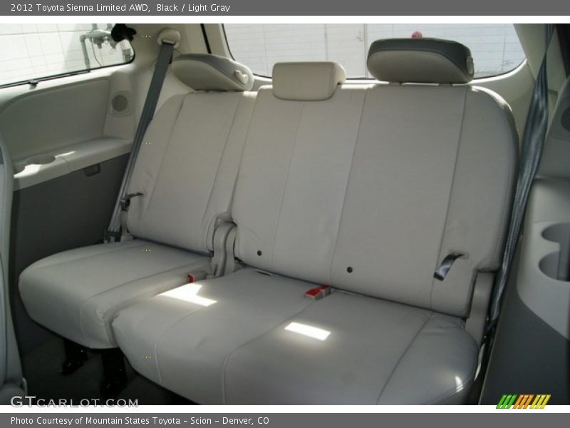 Black / Light Gray 2012 Toyota Sienna Limited AWD