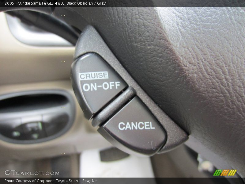 Black Obsidian / Gray 2005 Hyundai Santa Fe GLS 4WD