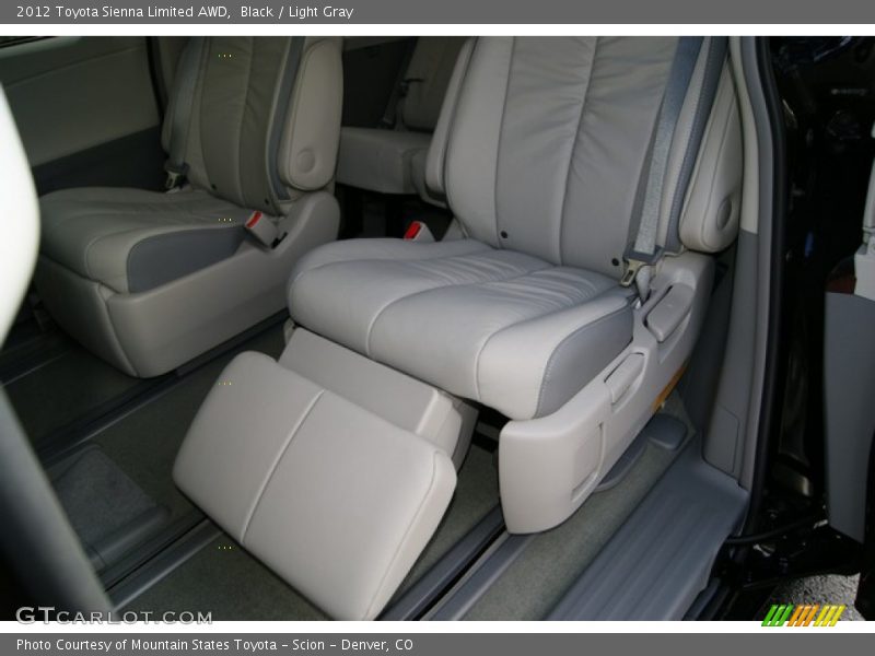 Black / Light Gray 2012 Toyota Sienna Limited AWD