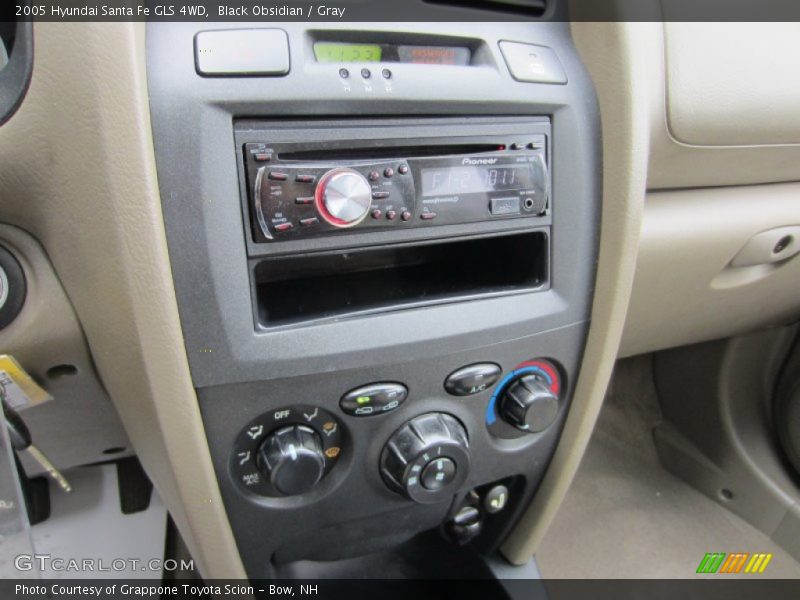 Black Obsidian / Gray 2005 Hyundai Santa Fe GLS 4WD