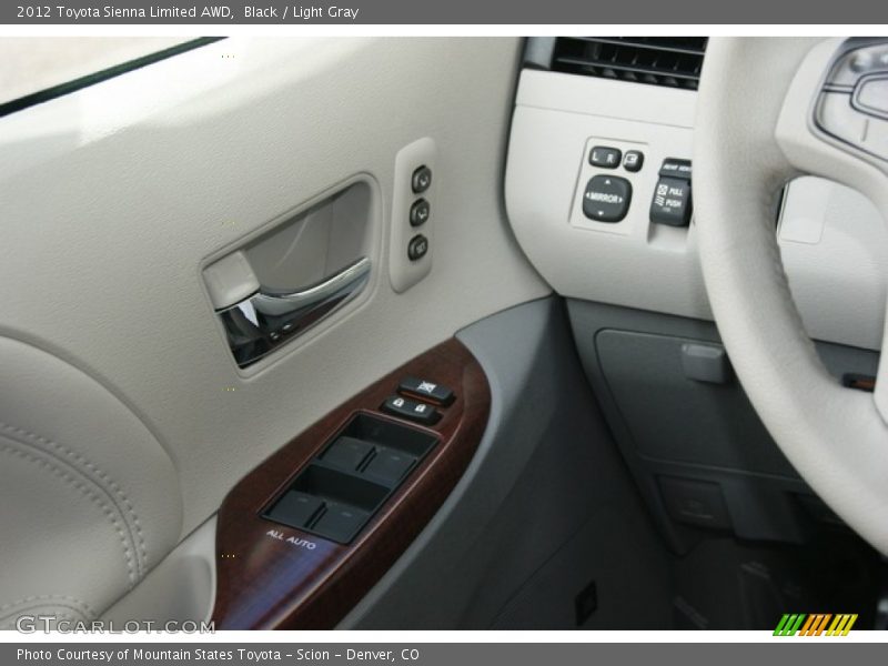Black / Light Gray 2012 Toyota Sienna Limited AWD