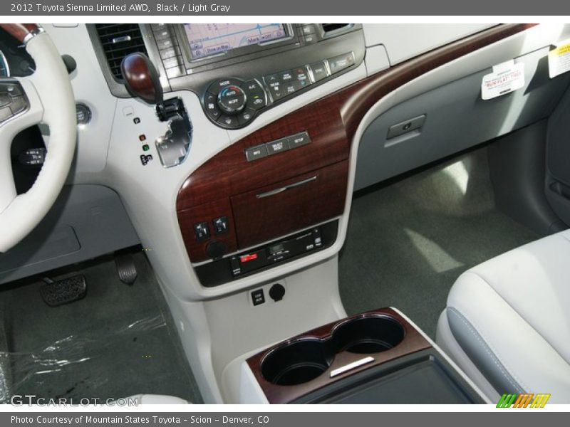 Black / Light Gray 2012 Toyota Sienna Limited AWD