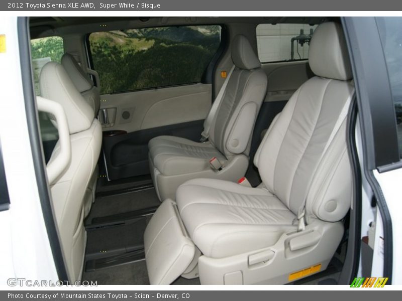  2012 Sienna XLE AWD Bisque Interior