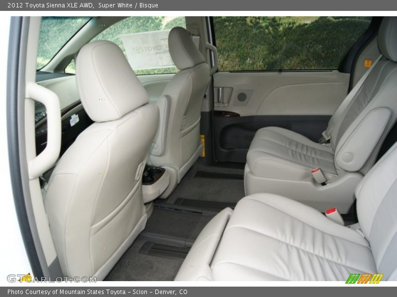 Super White / Bisque 2012 Toyota Sienna XLE AWD