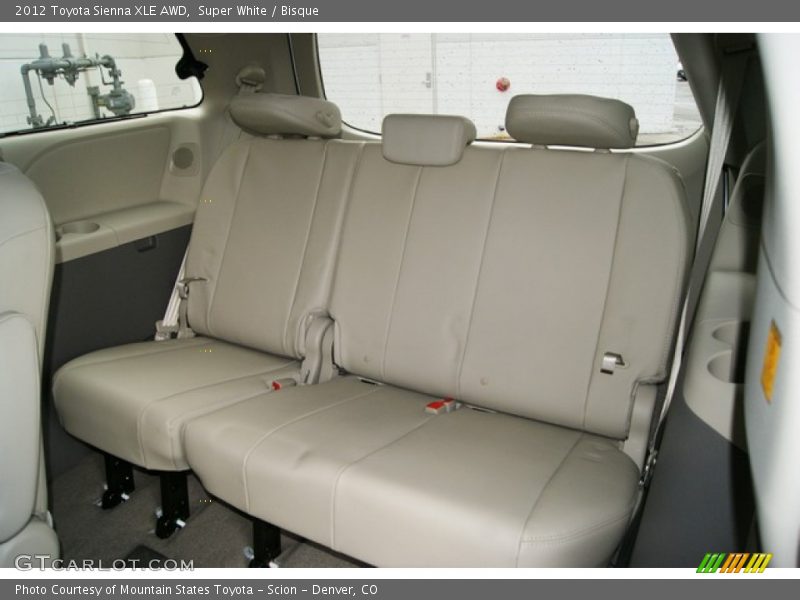 2012 Sienna XLE AWD Bisque Interior