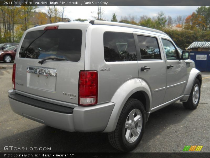 Bright Silver Metallic / Dark Slate Gray 2011 Dodge Nitro Heat 4x4