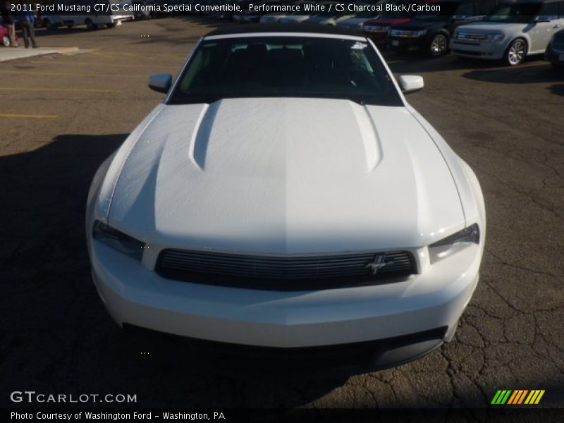 Performance White / CS Charcoal Black/Carbon 2011 Ford Mustang GT/CS California Special Convertible