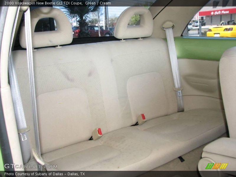 Green / Cream 2000 Volkswagen New Beetle GLS TDI Coupe