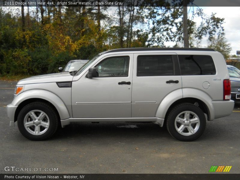 Bright Silver Metallic / Dark Slate Gray 2011 Dodge Nitro Heat 4x4