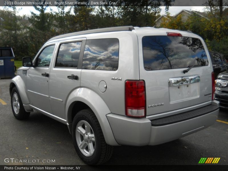 Bright Silver Metallic / Dark Slate Gray 2011 Dodge Nitro Heat 4x4