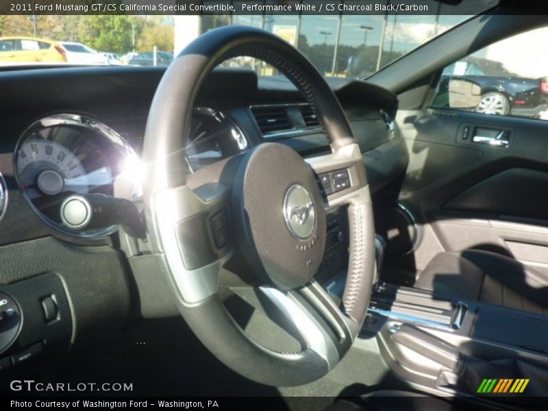 Performance White / CS Charcoal Black/Carbon 2011 Ford Mustang GT/CS California Special Convertible