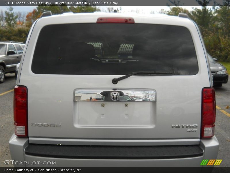Bright Silver Metallic / Dark Slate Gray 2011 Dodge Nitro Heat 4x4