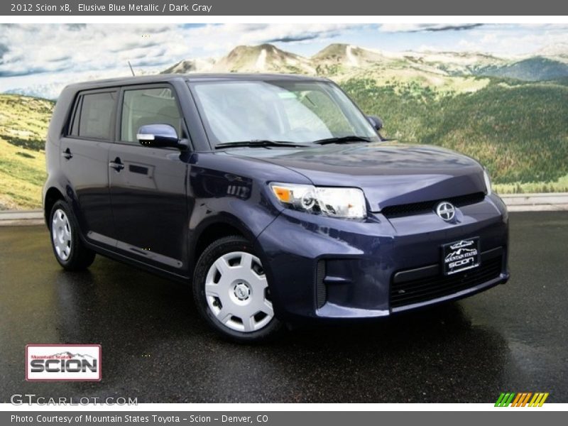 Elusive Blue Metallic / Dark Gray 2012 Scion xB