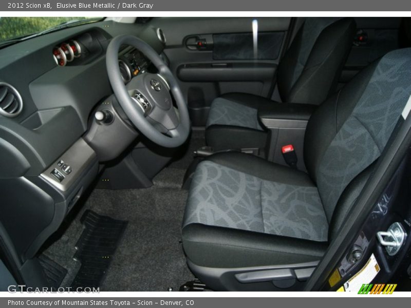 Elusive Blue Metallic / Dark Gray 2012 Scion xB