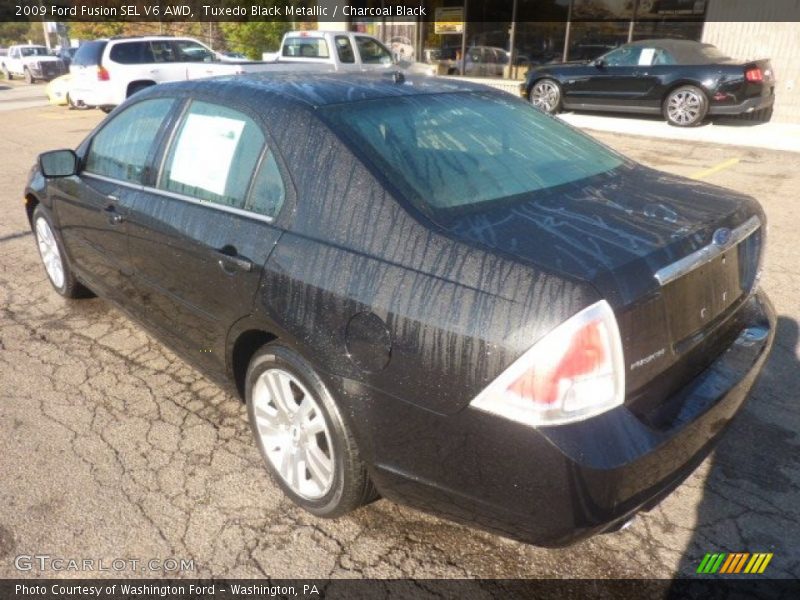 Tuxedo Black Metallic / Charcoal Black 2009 Ford Fusion SEL V6 AWD