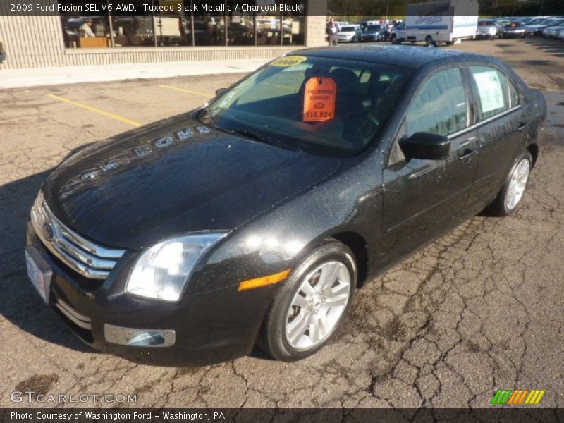Tuxedo Black Metallic / Charcoal Black 2009 Ford Fusion SEL V6 AWD