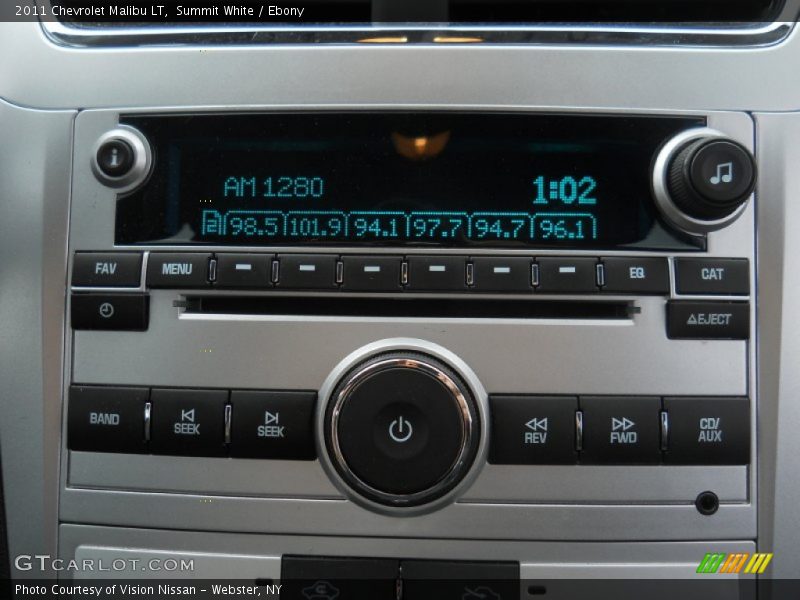 Summit White / Ebony 2011 Chevrolet Malibu LT