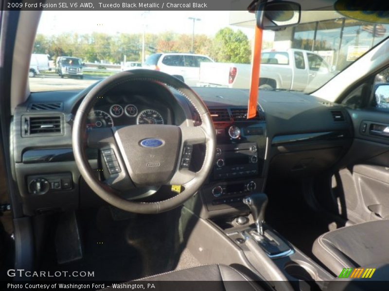 Tuxedo Black Metallic / Charcoal Black 2009 Ford Fusion SEL V6 AWD