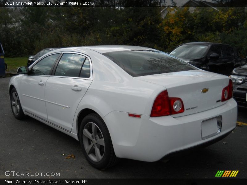 Summit White / Ebony 2011 Chevrolet Malibu LT