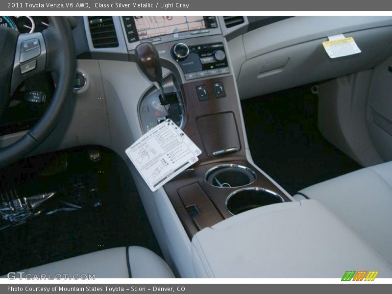Classic Silver Metallic / Light Gray 2011 Toyota Venza V6 AWD