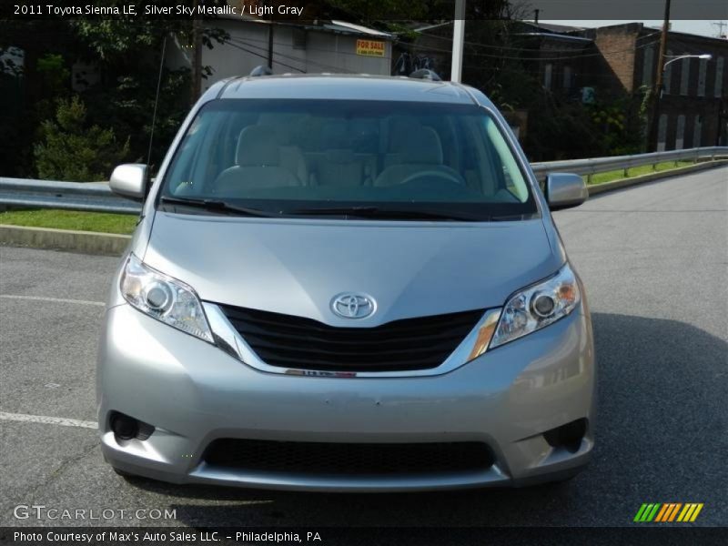 Silver Sky Metallic / Light Gray 2011 Toyota Sienna LE