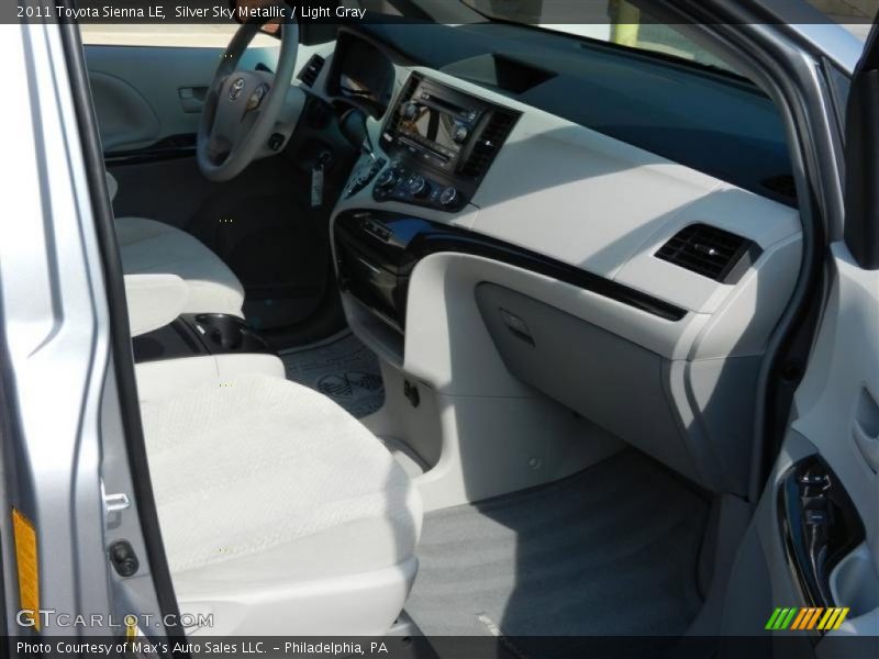 Silver Sky Metallic / Light Gray 2011 Toyota Sienna LE