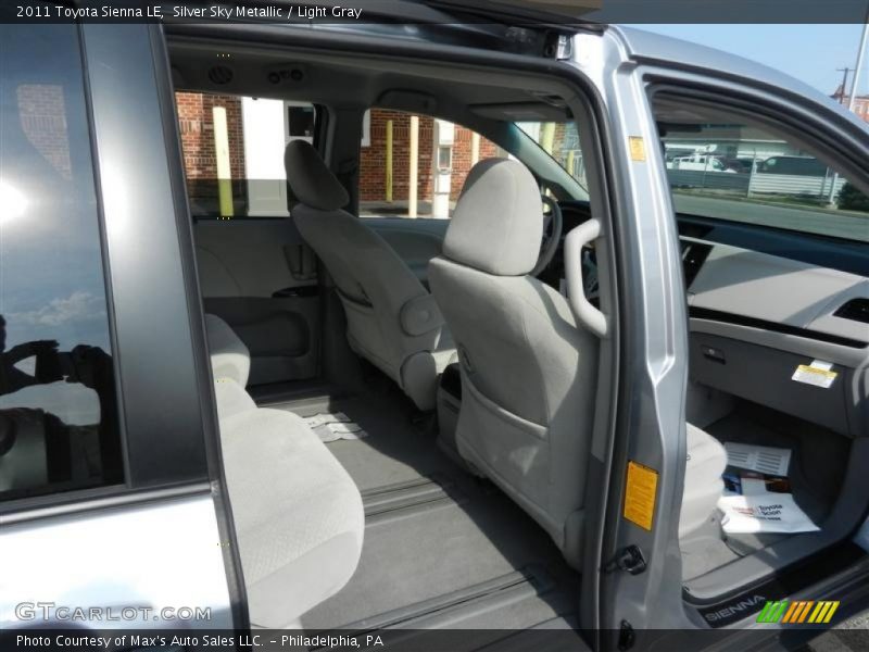Silver Sky Metallic / Light Gray 2011 Toyota Sienna LE