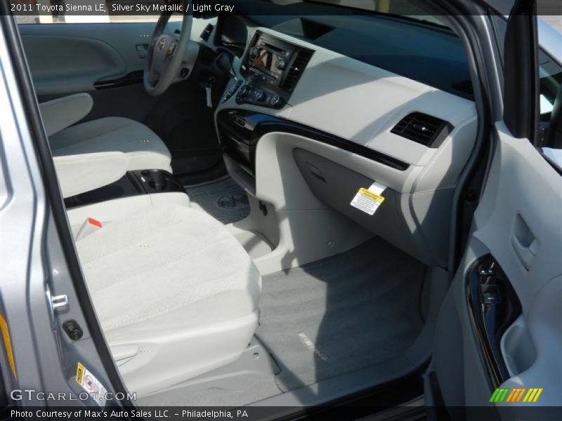 Silver Sky Metallic / Light Gray 2011 Toyota Sienna LE